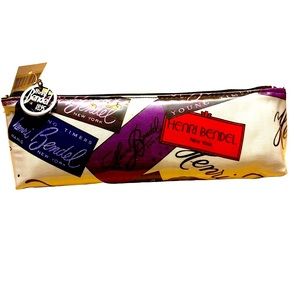 Henri Bendel small case for cosmetics, jewelry, pencils Rare find! New with Tags